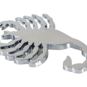 Emblema 3D cromato – Scorpion