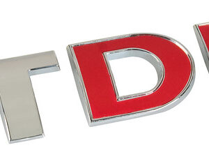Emblema 3D cromato bicolore – TDI
