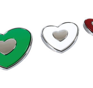 Hearts cuori tricolore, decorazioni adesive