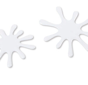 Splash, decorazione adesive 3D – Bianco