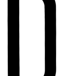 Spell-It, caratteri alfanumerici adesivi 80×35 mm – D
