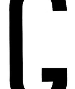 Spell-It, caratteri alfanumerici adesivi 80×35 mm – G