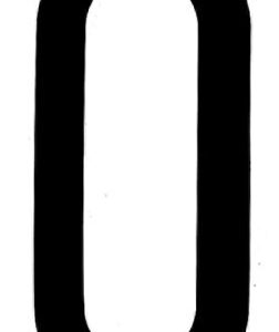 Spell-It, caratteri alfanumerici adesivi 80×35 mm – O