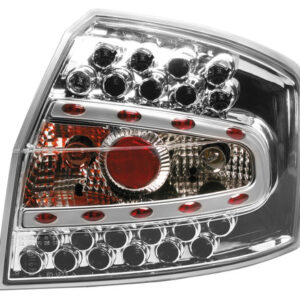 Coppia fanali posteriori LED –  Audi A4 (11/00-12/04) – Cromo