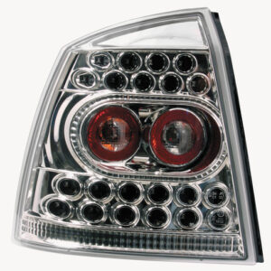 Coppia fanali posteriori LED –  Opel Astra G 3/5 porte (2/98-3/04) – Cromo