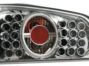 Coppia fanali posteriori LED –  Peugeot 306 (5/93-7/01) – Cromo