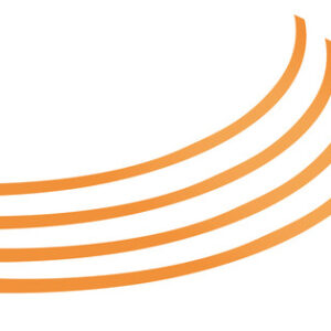 Rim-Stickers, profili adesivi ruota – Taglia 1 – Arancio