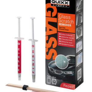 Quixx, kit rimuovi graffi per superfici in vetro