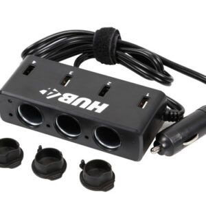 Hub-4, presa di corrente multipla con Usb, 12/24V