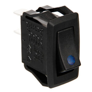 Micro interruttore con spia a Led – 12/24V – Blu