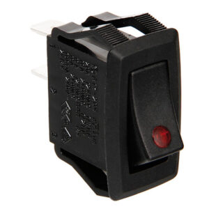 Micro interruttore con spia a Led – 12/24V – Rosso