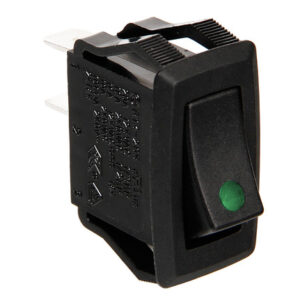 Micro interruttore con spia a Led – 12/24V – Verde