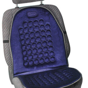 Massage-Velluto, schienale magnetico massaggiante in velluto – Blu