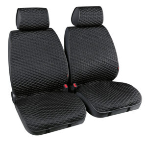 Cover-Tech Fabric, coppia coprisedili anteriori in tessuto tecnico – Nero/Grigio