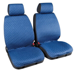 Cover-Tech Fabric, coppia coprisedili anteriori in tessuto tecnico – Blu/Grigio