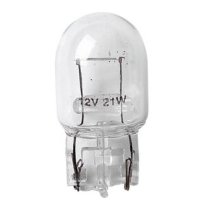 12V Lampada con zoccolo vetro – W21W – 21W – W3x16d – 2 pz  – D/Blister