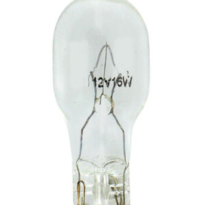 12V Lampada con zoccolo vetro – W16W – 16W – W2,1×9,5d – 2 pz  – D/Blister