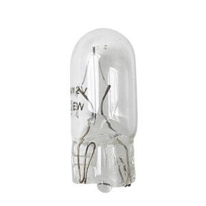 12V Lampada con zoccolo vetro – W3W – 3W – W2,1×9,5d – 2 pz  – D/Blister