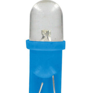 12V Colour-Led, lampada 1 Led – (T10) – W2,1×9,5d – 2 pz  – Scatola – Blu