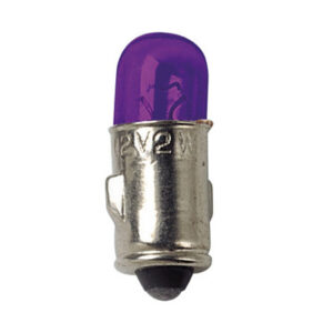 12V Lampada mignon – (J) – 2W – BA7s – 2 pz  – D/Blister – Viola
