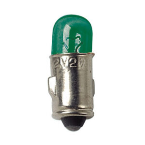12V Lampada mignon – (J) – 2W – BA7s – 2 pz  – D/Blister – Verde