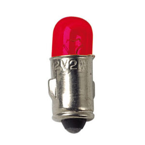12V Lampada mignon – (J) – 2W – BA7s – 2 pz  – D/Blister – Rosso