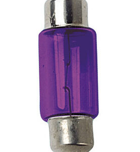 12V Lampada siluro – 11×31 mm – 10W – SV8,5-8 – 2 pz  – D/Blister – Viola