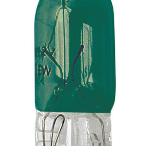 12V Lampada con zoccolo vetro – (W5W) – 5W – W2,1×9,5d – 2 pz  – D/Blister – Verde