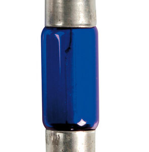 12V Blue Dyed Glass, Lampada siluro  – (C10W) – 11×35 mm – 10W – SV8,5-8 – 2 pz  – D/Blister