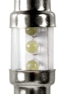 12V Lampada siluro 3 Led – 10×31 mm – SV8,5-8 – 2 pz  – Scatola – Bianco