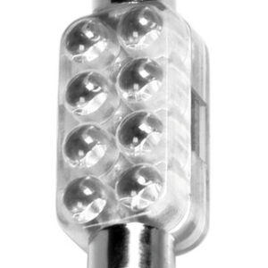 12V Lampada siluro 8 Led – 13×44 mm – SV8,5-8 – 1 pz  – Scatola – Blu