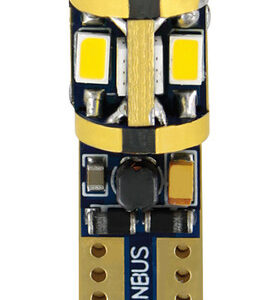 10-32V Mega-Led 9 –  9 SMD x 1 chip – (T10) – W2,1×9,5d – 2 pz  – D/Blister – Bianco – Doppia polarità – Resistenza incorporata