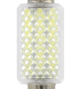 12V Hyper-Led 36 – 36 SMD x 1 chips – 15×41 mm – SV8,5-8 – 1 pz  – D/Blister – Bianco – Doppia polarit?