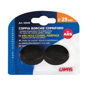 Coppia borchie copriforo in ABS – ? 29 mm