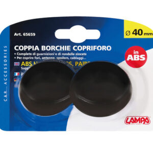 Coppia borchie copriforo in ABS – ? 40 mm