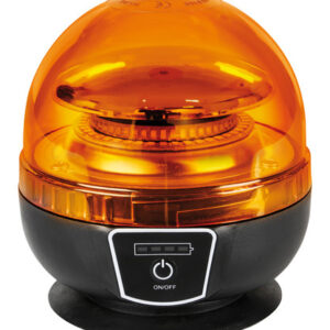 RL-11, lampada emergenza con luce rotante a led, ricaricabile, 9/30V+230V