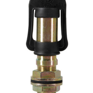Fix-2, Perno con spinotto DIN per lampade rotanti, attacco tubolare
