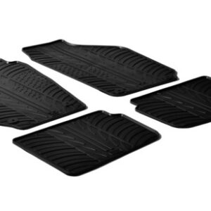 Set tappeti su misura in gomma –  Skoda Roomster (09/06>10/15)