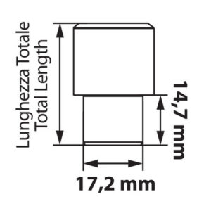 Dadi piatti, kit 4 pz – Original – J020