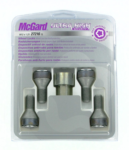 McGard 27170SL Ultra High Security Antifurto per Ruote M12 x 1.25 conico  Lunghezza 24.1 mm SW19