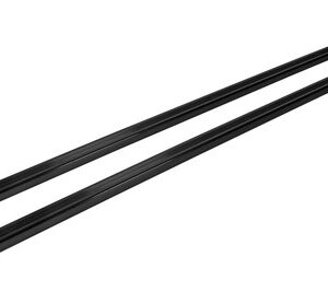 Quadra, coppia barre portatutto in acciaio – S – 108 cm