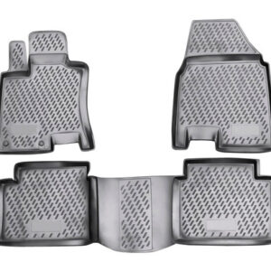 Set tappeti su misura in TPE –  Nissan Qashqai+2 (09/08>01/14) – anter. / poster.