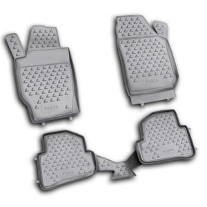 Set tappeti su misura in TPE –  Skoda Fabia 5p (05/07>01/15) –  Skoda Fabia Wagon (01/08>03/15)