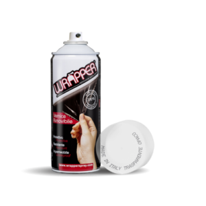 Wrapper, pellicola spray rimovibile, 400 ml – Trasparente opaco