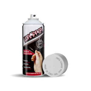 Wrapper, pellicola spray rimovibile, 400 ml – Bianco puro – Ral 9016