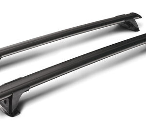 Thru Black, coppia barre portatutto in alluminio – 109 cm