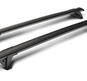 Thru Black, coppia barre portatutto in alluminio – 119 cm
