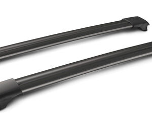 Rail Black, coppia barre portatutto in alluminio – 73 cm